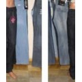Женские джинсы, темно-синие, прямые