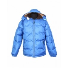 Куртка мужская зимняя утепленная ярко-синего цвета