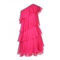 Платье Apart ярко-розовое многоярусное