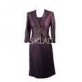 Костюм женский фиолетовый: сарафан и пиджак