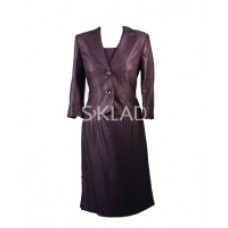 Костюм женский фиолетовый: сарафан и пиджак