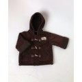 Куртка детская темно-коричневая под замшу