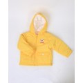 Куртка детская желтая с принтом